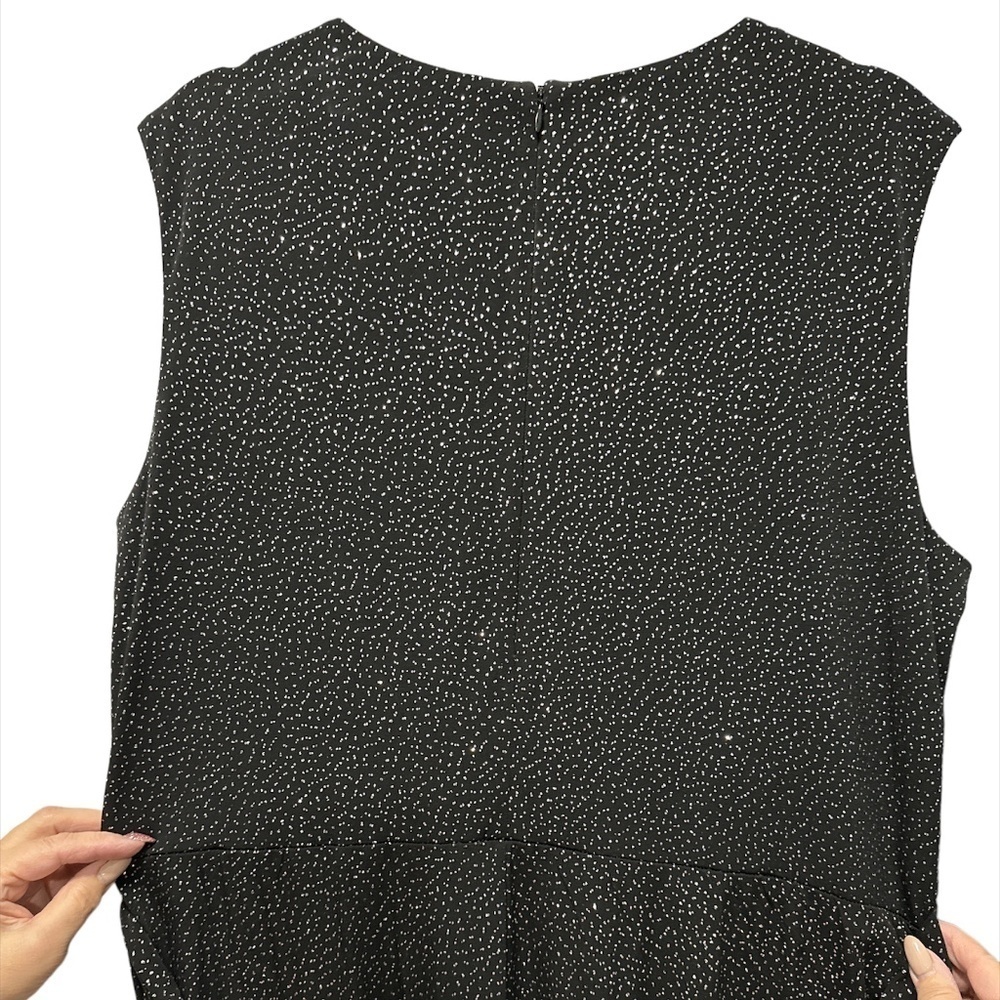 Jumpsuit | Black Sparkle | Donna Ricco New York - Size 14 - Picture 7 of 9